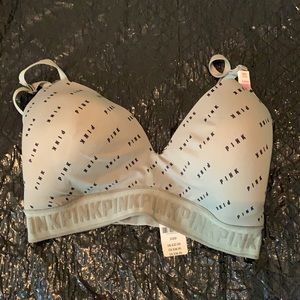 Pink size 32 double D wear everywhere Wireless lightly lined bra new with tag